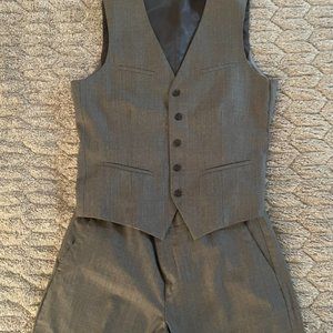 Express Producer Vest Suit - Gray